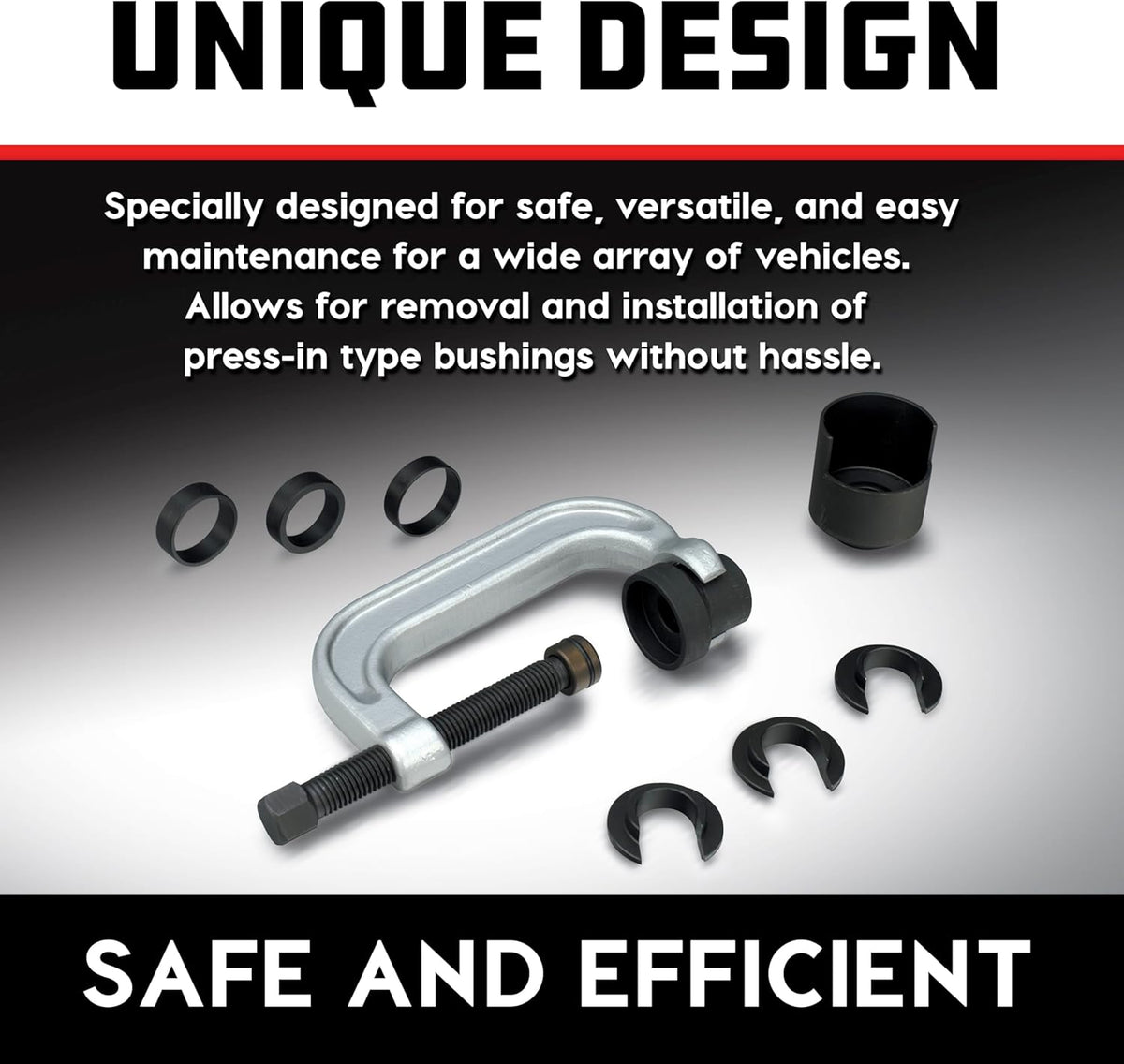 ensemble d'équipements Powerbuilt destiné à le remplacement des silentblocs de bras de suspension supérieurs (Ford, GM et Chrysler), 648604