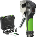 Kit d'outil à évaser électrique, outil à évaser le cuivre 1/4 - 3/4, jauge d'évasement, 5 pinces pour serrage SAE, évasement excentrique à 45°, batterie 2200 mAh