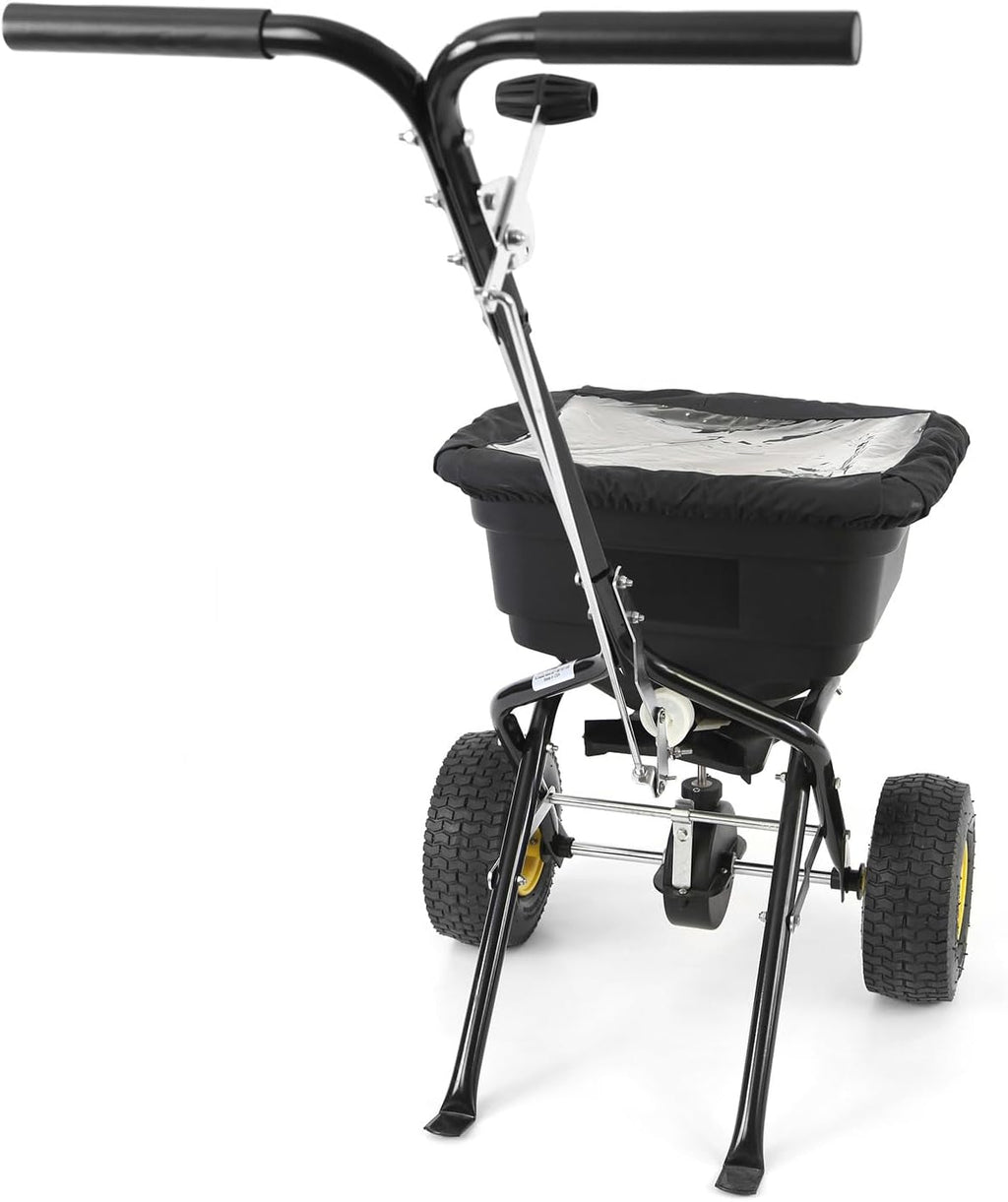 Kit épandeur Spyker destiné à pelouse et épandeur manuel : épandeur à diffusion Pro-Series de 22,7 kg doté de kit épandeur manuel de 2,3 kg
