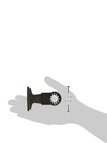Bosch OSL212F-10 2-1/2 po Starlock® Dispositif multifonction oscillant Lame de coupe plongeante bimétallique Paquet de 10
