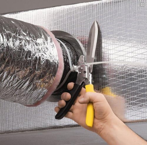 Dispositif Malco FDC3 destiné à conduits flexibles, outil CVC multifonctionnel doté de couteau à double tranchant et coupe-fil destiné à l'installation de conduits flexibles