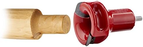 Ensemble de fraises à tenons Lumberjack Tools destiné à meubles en rondins, fraise de 1,5 pouce et mèche Forstner, série Home, aluminium thermolaqué, queue de 1/2 pouce, double lame destiné à créer un profil d'épaulement arrondi, fabriqué aux États