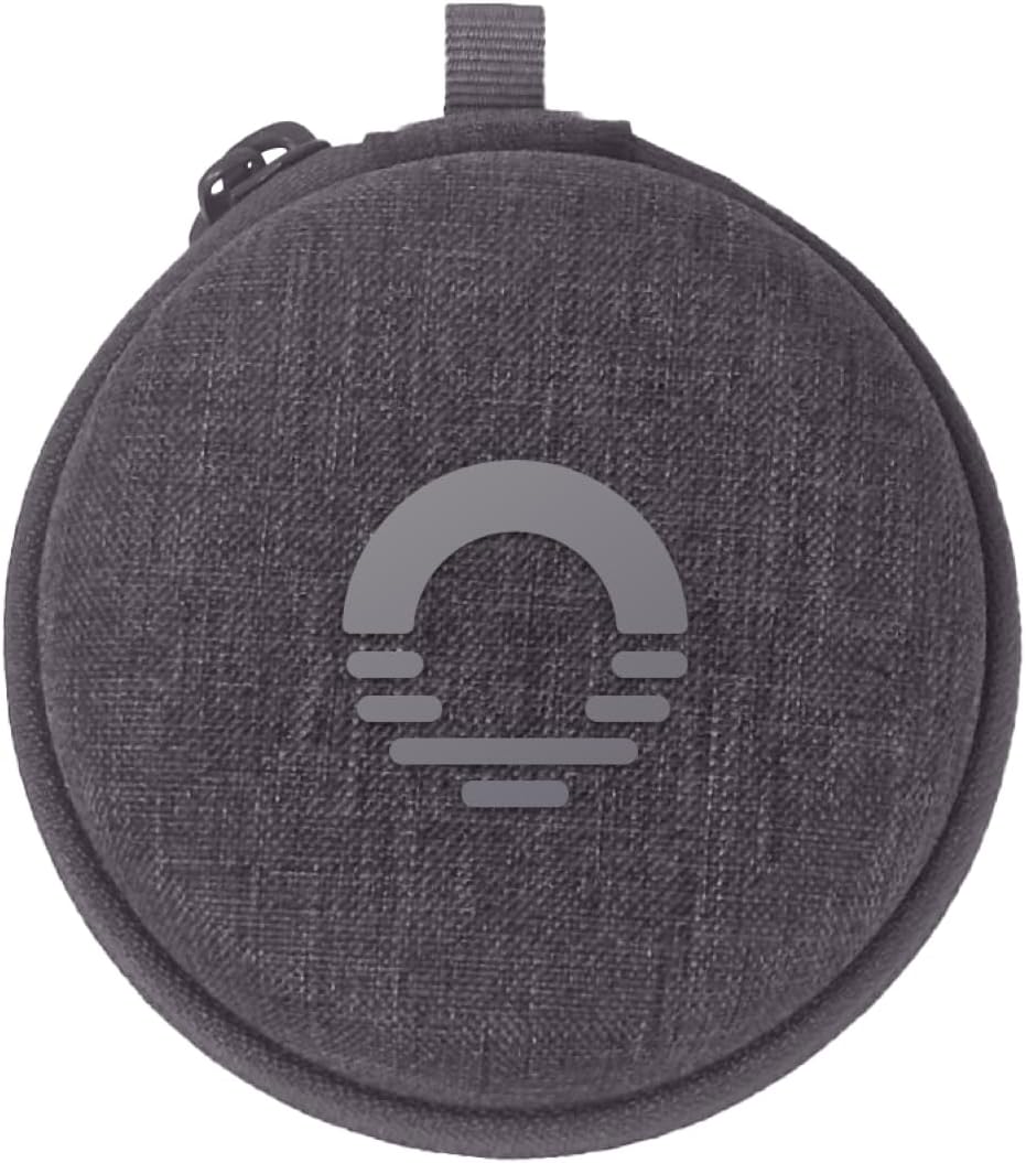 Kit d'accessoires de voyage Ozlo | Étui de voyage + bloc de charge USB-C + câble de charge en silicone | Étui rigide destiné à écouteurs intelligents Ozlo Sleepbuds