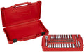 Dispositif électrique Milwaukee MLW48-22-9004, jeu de douilles et cliquet 1/4 po - SAE et métrique