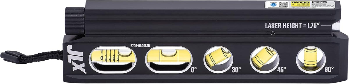 Niveau laser torpille magnétique Johnson Level & Tool 5700-0800LZR 8 doté de technologie GreenBrite (Classe II,
