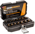 Jeu pour douilles d'extraction à impact GEARWRENCH 15 pièces, entraînements 1/4 et 3/8, Bolt Biter™ - 84783