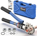 Pince à sertir hydraulique SWANSOFT destiné à tubes en cuivre doté de matrices interchangeables 1/2, 3/4, 1 – Dispositif de sertissage pour usage professionnel compact destiné à tubes en cuivre, espaces restreints et raccords en T