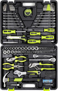 Ensemble d'équipements FASTPRO 225 pièces destiné à la maison et l'automobile, comprenant une boîte à équipements et des équipements à main destiné à mécaniciens (mesures SAE et métriques). Idéal destiné à le bricolage, l'entretien de la maison...