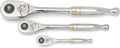 Clé à cliquet à dégagement rapide GEARWRENCH 3 pièces, entraînements 1/4", 3/8" et 1/2", 90 dents | 81310T – sélection pratique