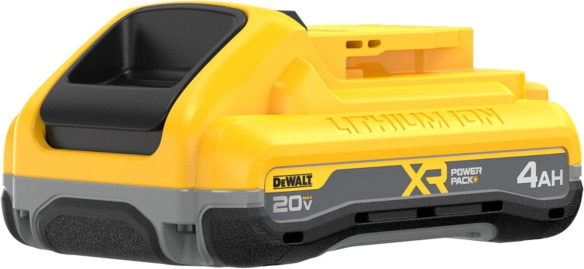 Batterie DEWALT 20V MAX XR POWERPACK™ 4 Ah Lithium-ion, 50 % de puissance en plus, batterie Dewalt compatible doté de les équipements 20V MAX (DCB2104)
