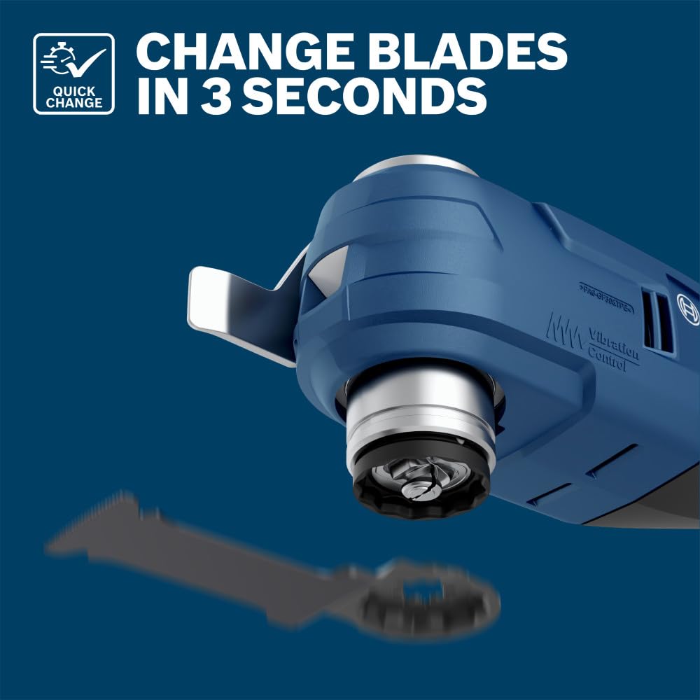 BOSCH OSL114JF-10 Dispositif multifonction oscillant Starlock 1-1/4 po, lame bimétallique, paquet de 10 - Précision pour usage professionnel suisse, conception d'interface 3D, compatibilité universelle destiné à des coupes nettes dans le bois dur