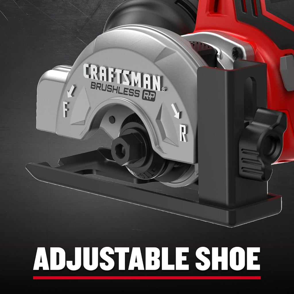 Dispositif de coupe sans fil CRAFTSMAN V20 3 pouces doté de fonctions avant et arrière, outil nu uniquement (CMCM300B)