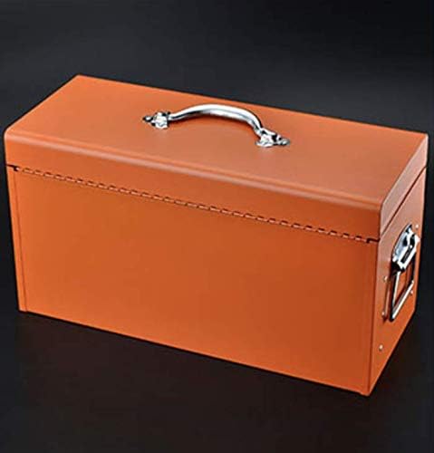 Coffre à outils pratiques portable en métal Edward Tools avec tiroirs 20" - Serrure centrale à clé pour plus de sécurité - Finition résistante aux rayures grâce à son revêtement en poudre - Fermetures robustes - Tiroirs à extension complète