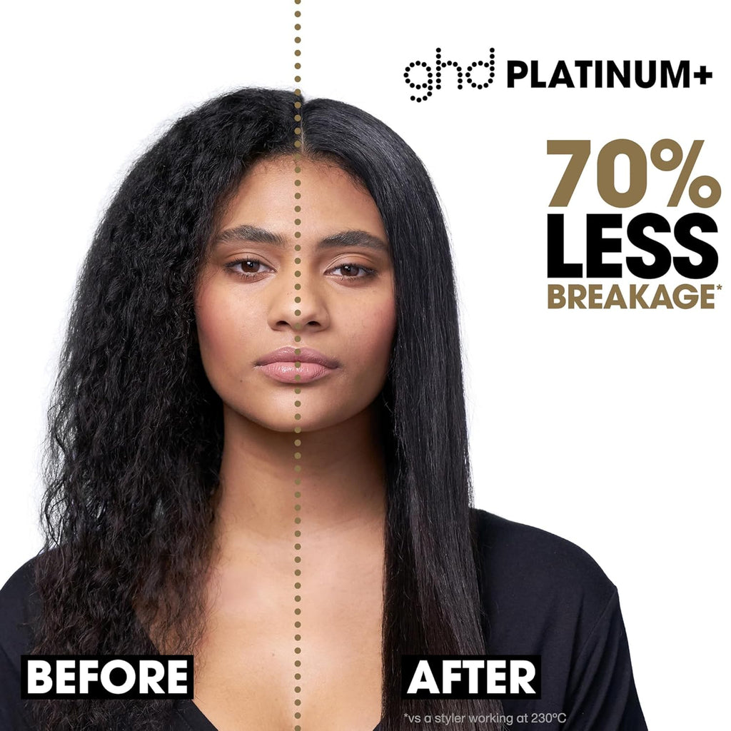 ghd Platinum+ Styler – 1 lisseur pour usage professionnel en céramique destiné à des cheveux plus forts, plus brillants et une meilleure protection de la couleur
