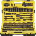 Ensemble d'équipements de mécanicien NEUF en chrome noir de qualité pour usage professionnel (jeu de douilles - 229 pièces)