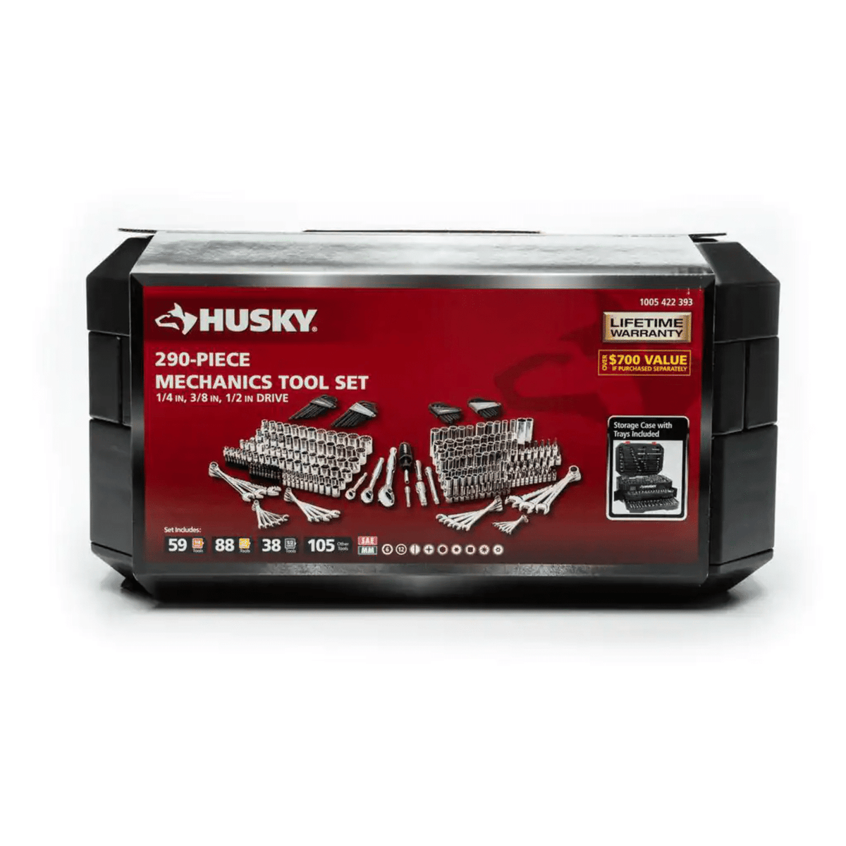 Ensemble d'équipements de mécanicien Husky ? 290 pièces (H290MTS)