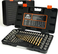 Kit extracteur de vis Coobeast 62 pièces doté de foret à gauche, kit d'extraction de boulons robuste, douilles extractrices faciles à utiliser destiné à écrous et boulons cassés, extraction des vis endommagées, doté de mallette de transport