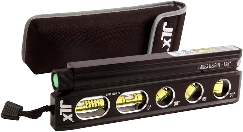 Niveau laser torpille magnétique Johnson Level & Tool 5700-0800LZR 8 doté de technologie GreenBrite (Classe II,