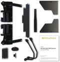 Ensemble de quincaillerie destiné à mécanisme de lit escamotable Wilding Wallbeds (taille universelle compatible doté de les lits King, Queen, Full et Twin) : ressort de levage, support mural vertical robuste en acier thermolaqué, lit escamotable...