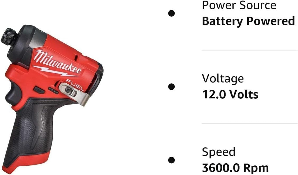 Visseuse à chocs hexagonale sans fil Milwaukee 3453-20 12V Fuel 1/4 (outil seul) – sélection pratique