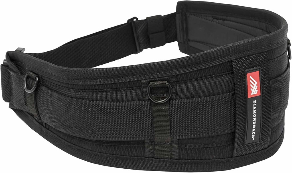 Ceinture porte-équipements rembourrée Diamondback 6 - Homme et femme - Charpentier, menuisier, ferronnier - Noire