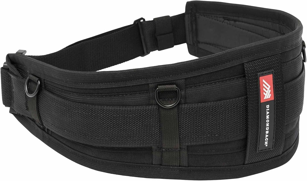 Ceinture porte-équipements rembourrée Diamondback 6 - Homme et femme - Charpentier, menuisier, ferronnier - Noire
