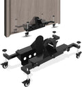 Dispositif monobloc destiné à la pose de portes, idéal destiné à une seule personne. Chariot de pose destiné à portes pré-montées d'une épaisseur maximale de 6,35 cm (2,5 pouces). Capacité de charge : 90 kg (200 lb).