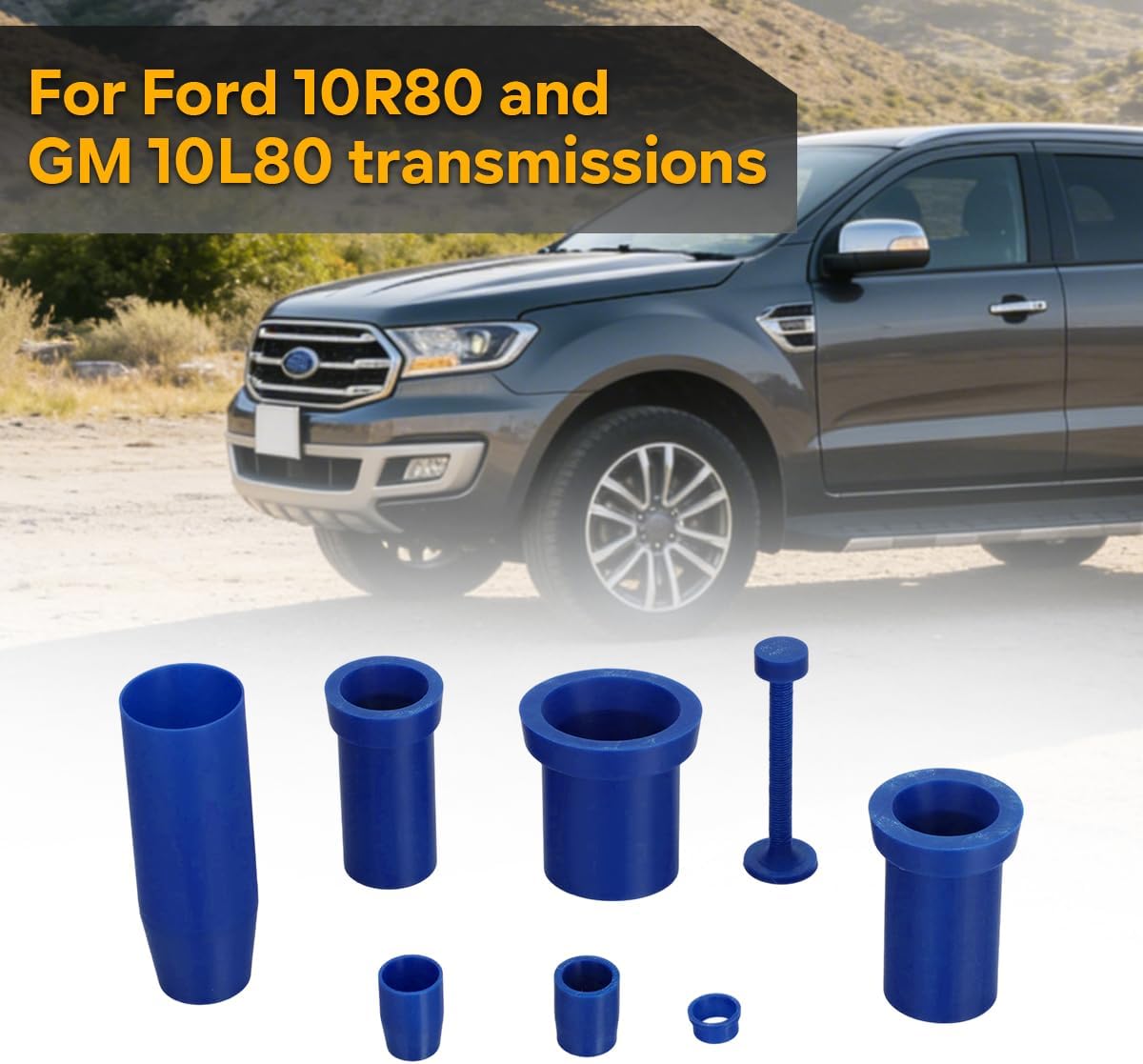Ensemble de recalibrage et d'expansion de bagues de transmission MOTOQUEEN destiné à Ford 10R80 et GM 10L80, ensemble d'équipements de réparation destiné à une installation et un redimensionnement faciles des bagues, impression 3D
