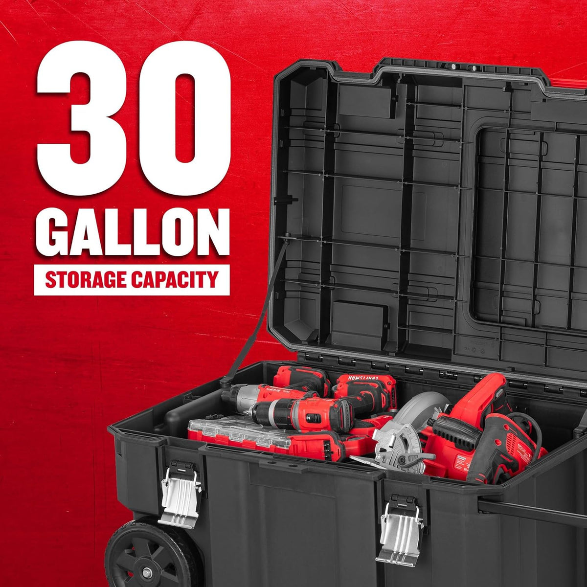 Coffre à outils roulant à accès rapide CRAFTSMAN VERSASTACK de 30 gallons (CMST17870) – Pratique