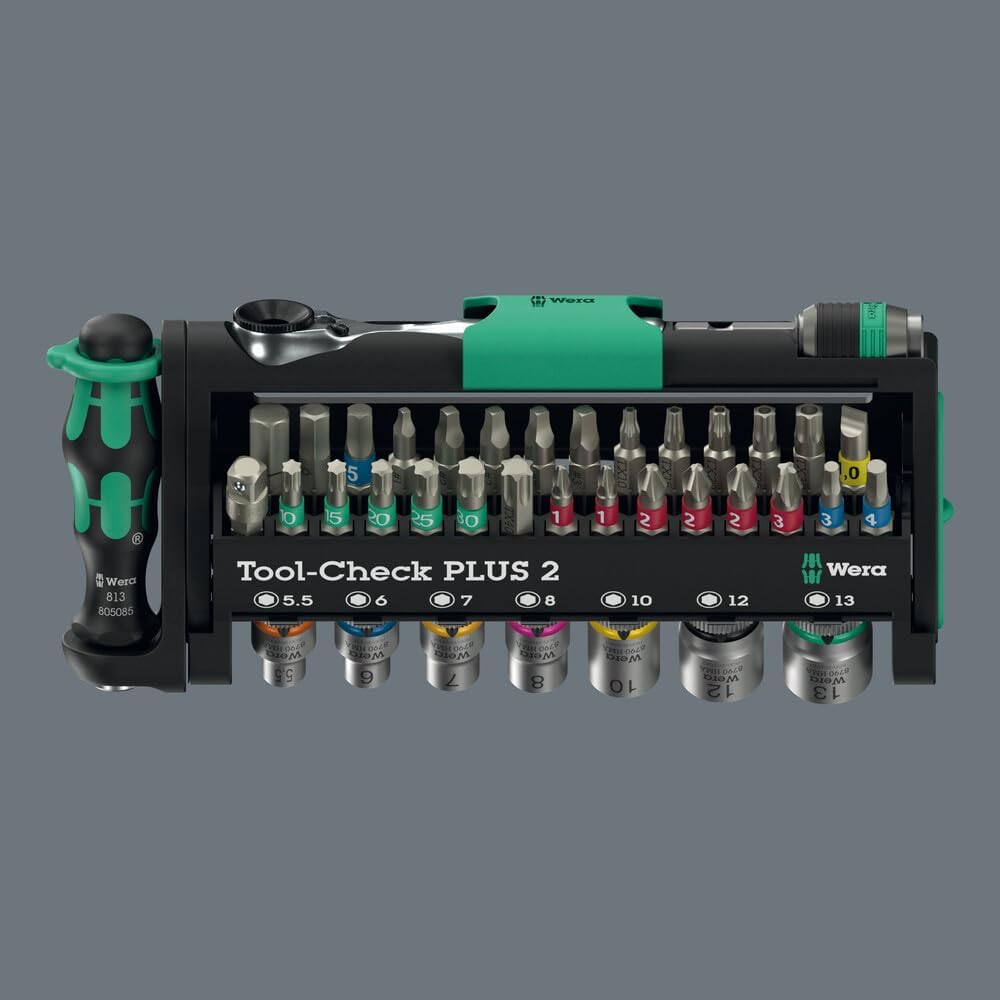 Wera 05049056001 Tool-Check PLUS 2, 39 pièces – sélection pratique