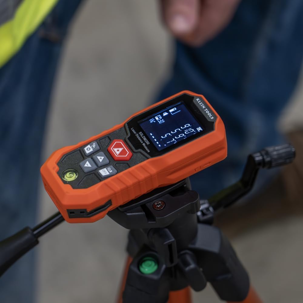 Télémètre laser Klein Tools, mesures en pieds, pouces et mètres – sélection pratique