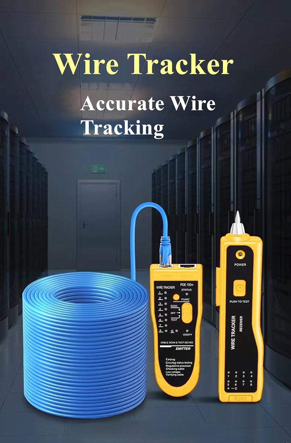 ensemble d'équipements de sertissage RJ45 traversant, ensemble d'équipements réseau, pince à sertir Ethernet Cat6 Cat5e Cat5 doté de outil de sertissage et suivi de câble, outil de perforation 110/88, connecteurs traversants Cat6, pince à dénuder