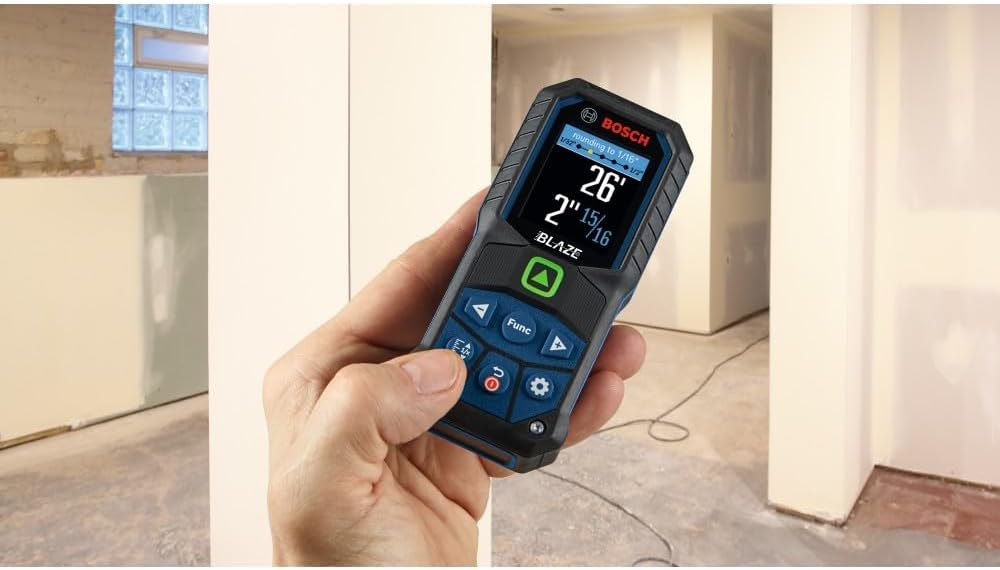 Mesureur laser Bosch GLM165-25G Blaze™ Green-Beam 165 pi – sélection pratique