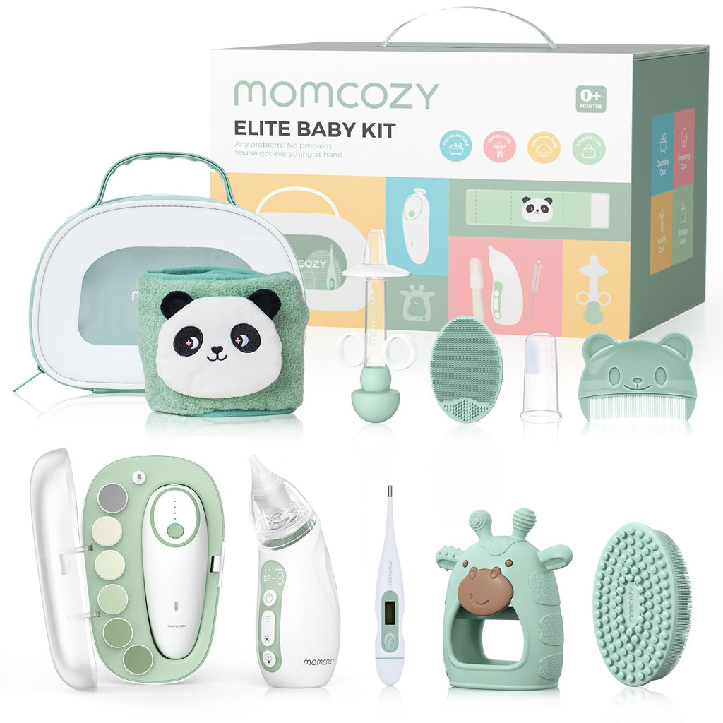 MOMCOZY Elite Kit Bébé - Ensemble Essentiel pour Toilettage et de Santé