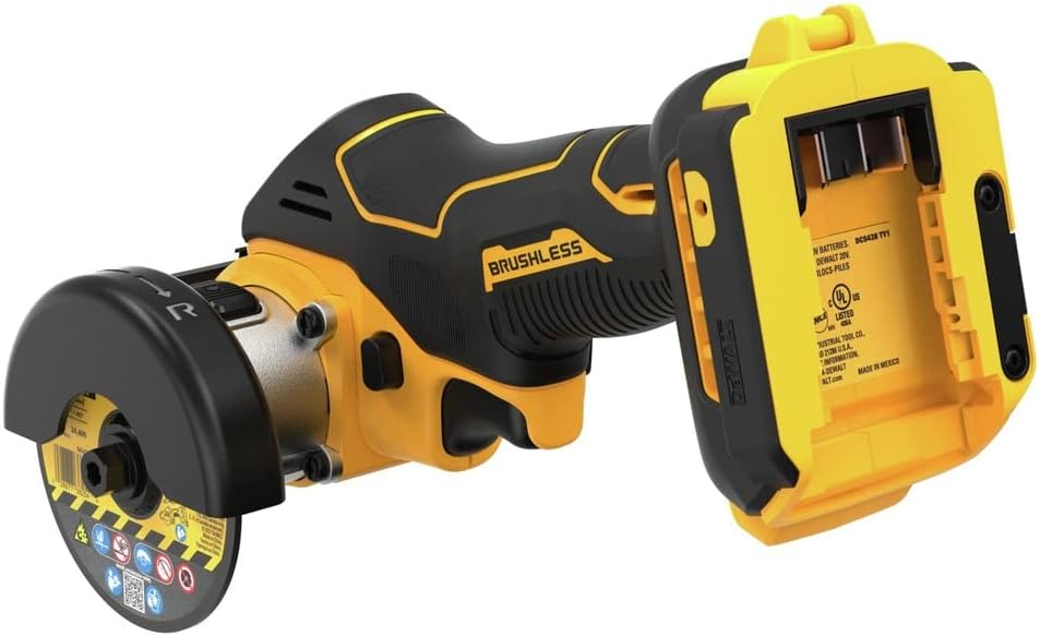 Dispositif de découpe sans fil DEWALT DCS438BR 20V MAX XR sans balais Lithium-Ion 3 po (outil seul) (reconditionné)