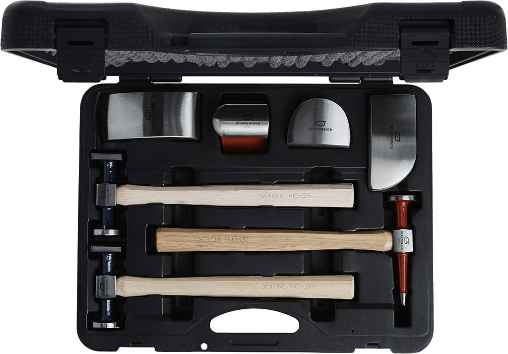 Ensemble d'équipements de carrosserie GEARWRENCH 7 pièces, marteaux et tas, 82302