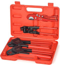 ensemble d'équipements de sertissage iCrimp IWS-1807CN destiné à tubes PEX, comprenant des pinces à sertir, un coupe-tubes et un outil d'extraction de bagues en cuivre destiné à bagues de sertissage de 1/2" et 3/4", conforme à la norme ASTM F1807.
