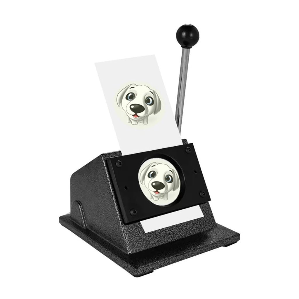 Perforatrice ronde de 2,5 cm (1 pouce) destiné à la création de boutons et loisirs créatifs en papier, outil de découpe à trous destiné à le bricolage.
