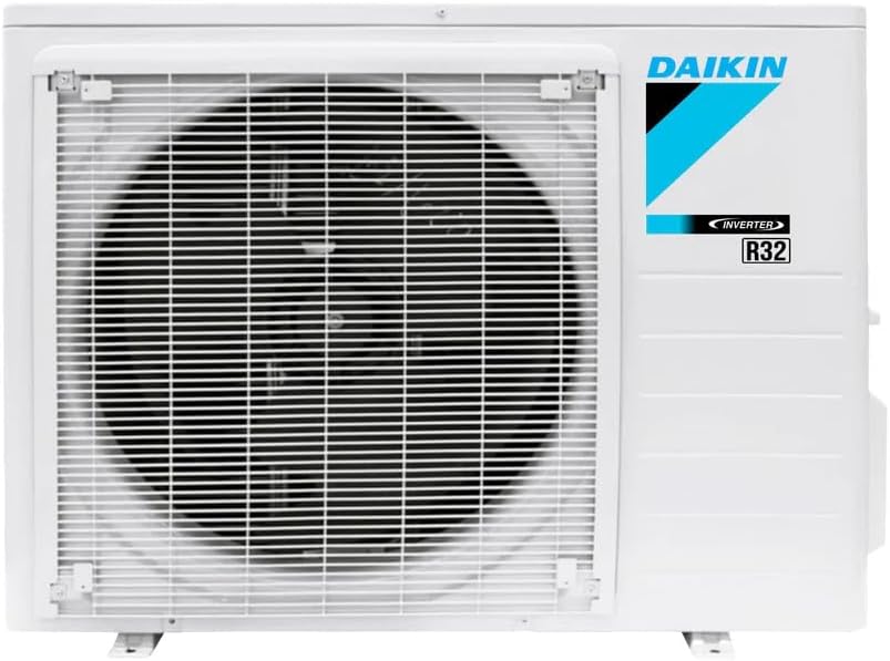 Système de pompe à chaleur mini-split sans conduit Daikin 18 000 BTU 18 SEER2 Entra R32 Series doté de kit d'installation tout inclus Maxwell de 15 pi et support de montage mural (230 V)