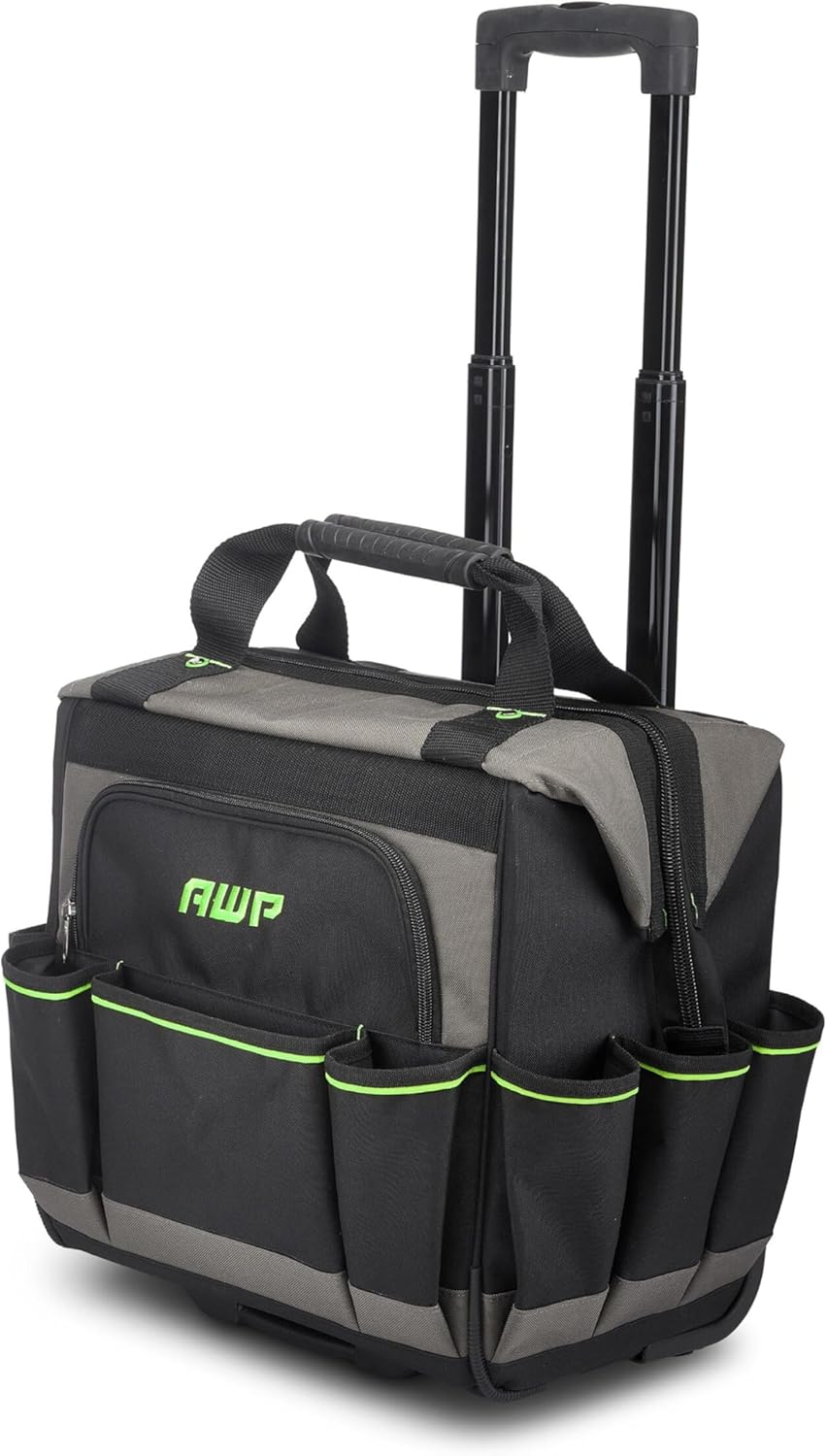 Sacs à équipements AWP, sac à équipements haut de gamme, noir, sac fourre-tout durable, destiné à professionnels et entrepreneurs