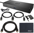 Station d'accueil Dell Performance Dock WD 19S (WD19S130W) doté de adaptateur secteur 130 W et alimentation 90 W + kit ZoomSpeed Essentials Noir