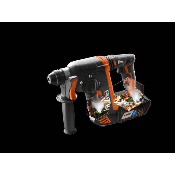 Marteau perforateur SDS-Plus sans fil RIDGID OCTANE 18 V (outil seul) R86711B – sélection pratique
