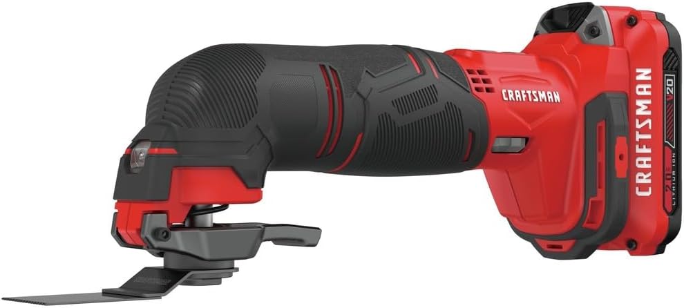 Kit d'outil oscillant sans fil CRAFTSMAN CMCE501D1R V20 Lithium-Ion (2 Ah) (Remis à neuf) – sélection pratique