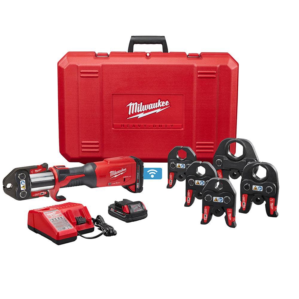 Dispositif de presse Milwaukee M18 FORCE LOGIC doté de ONE-KEY et 1/2