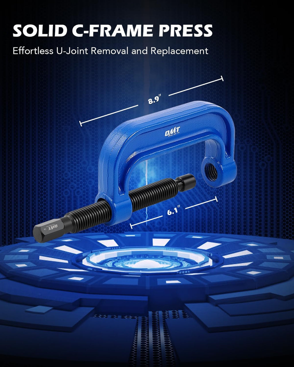 Ensemble de presse à rotule Orion Motor Tech Master, kit de 23 pièces destiné à presse à rotule et extraction de joint de cardan doté de douilles et adaptateurs universels, ensemble d'équipements robustes destiné à rotules
