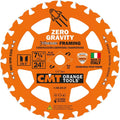 CMT Orange Tool 250.324.07-X10 FRAMING Zero Gravity 7-1/4” x 5/8”, paquet pour 10