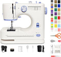 Machine à coudre destiné à débutants doté de kit de couture de 42 pièces, 12 points intégrés, deux vitesses et un éclairage LED.
