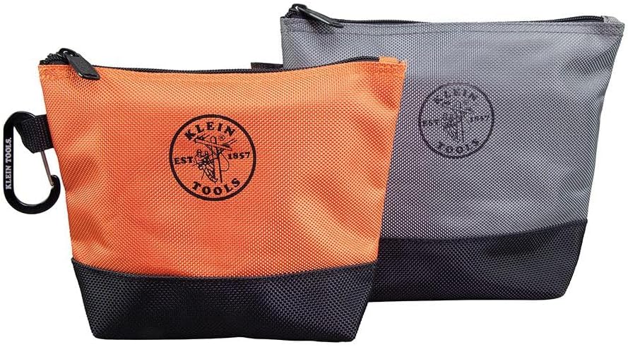 Trousse à équipements sac à dos Klein Tools 80038, sac à dos pour usage professionnel Tradesman, pochettes à équipements zippées et aimanteur, 4 pièces