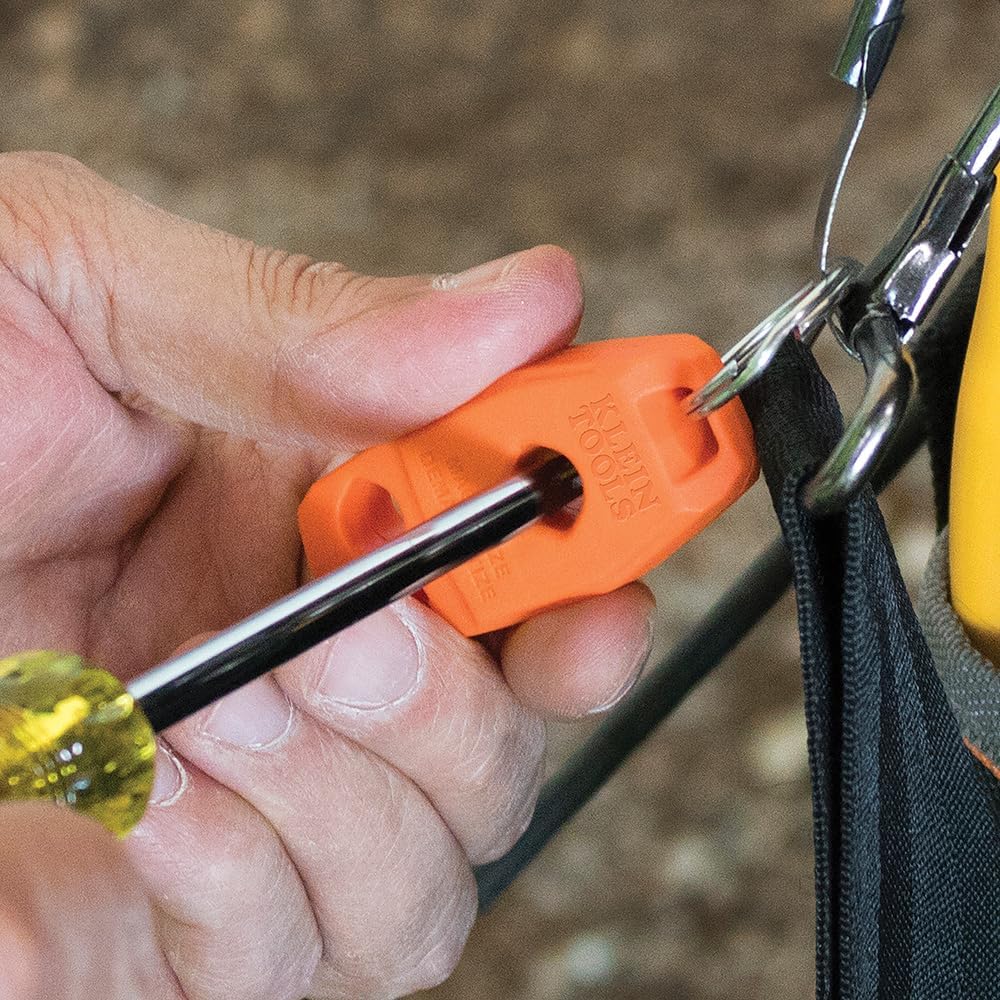 Trousse à équipements sac à dos Klein Tools 80038, sac à dos pour usage professionnel Tradesman, pochettes à équipements zippées et aimanteur, 4 pièces