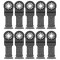 BOSCH OSL114JF-10 Dispositif multifonction oscillant Starlock 1-1/4 po, lame bimétallique, paquet de 10 - Précision pour usage professionnel suisse, conception d'interface 3D, compatibilité universelle destiné à des coupes nettes dans le bois dur